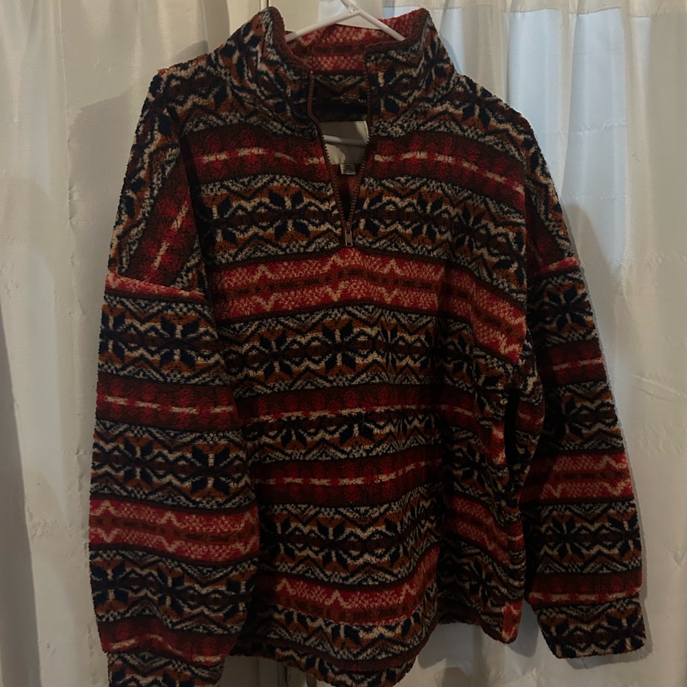 American Eagle Sherpa Quarter Zip
